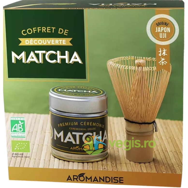 Set pentru Ceai Ceremonial Matcha Bio