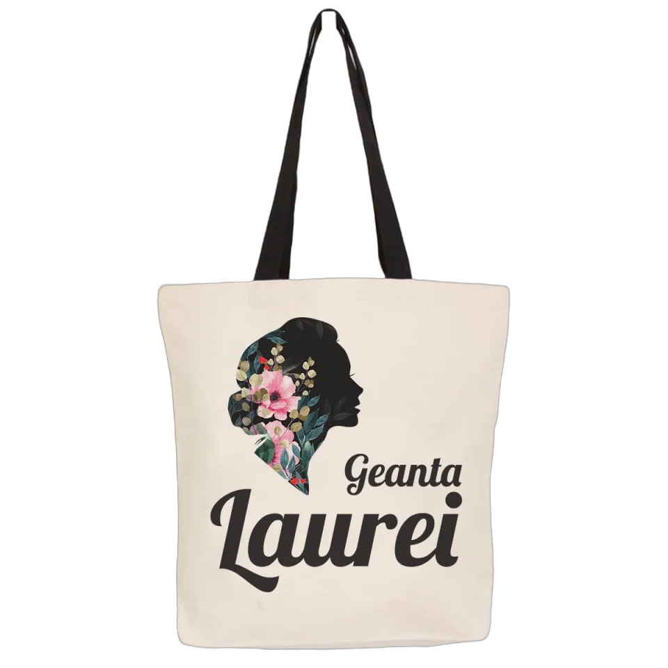 Geanta personalizata cu nume