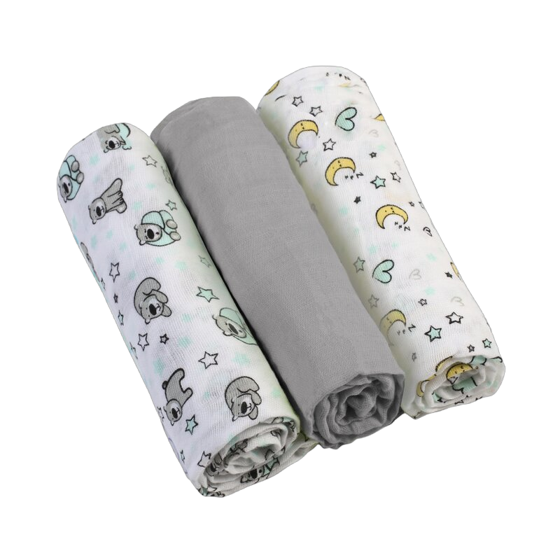Set 3 Scutece din Muselina Multifunctionale BabyOno