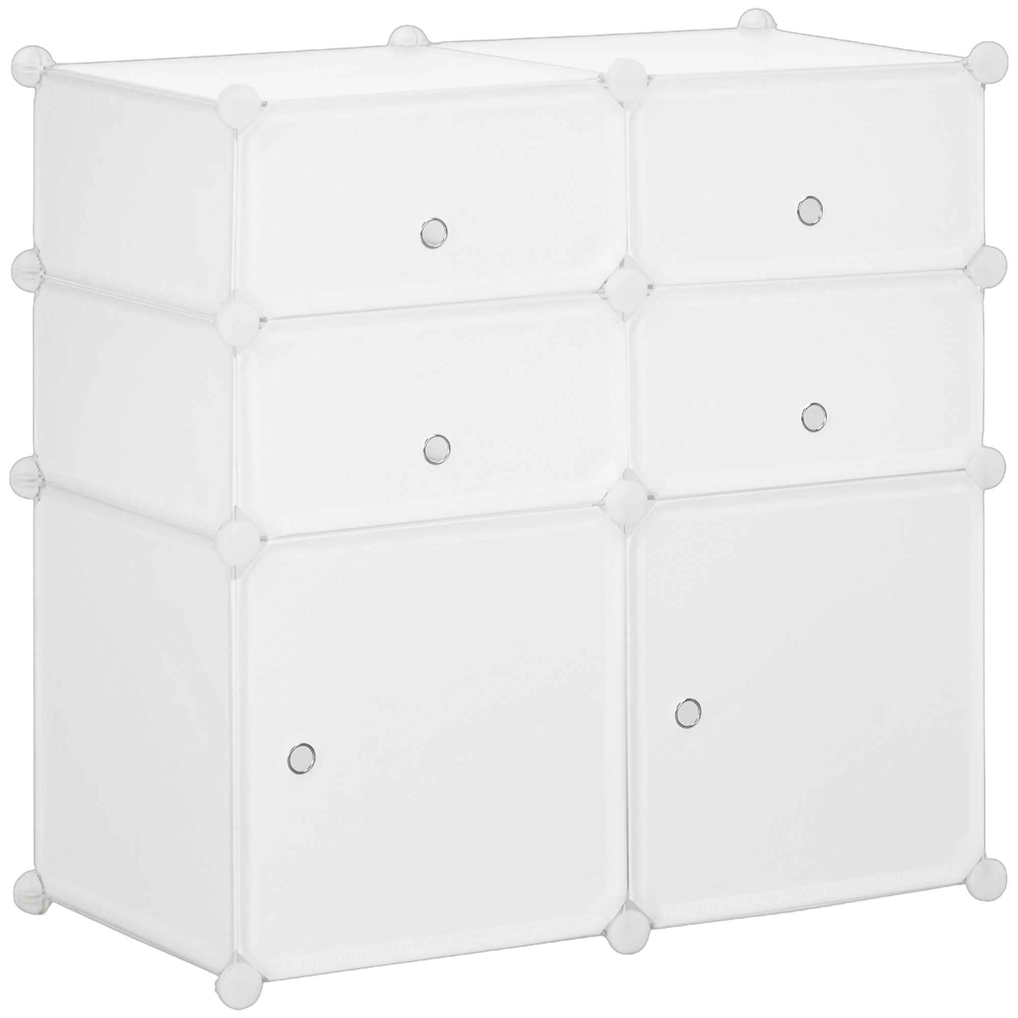 HOMCOM Dulap Modular 6 Cuburi