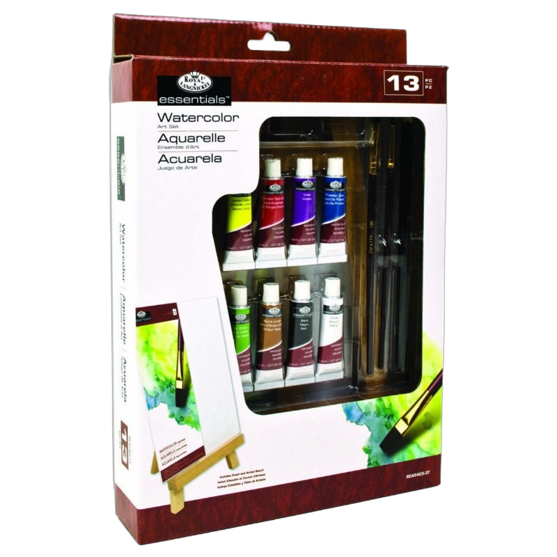 Trusa pictura acuarela Royal Brush cu Sevalet