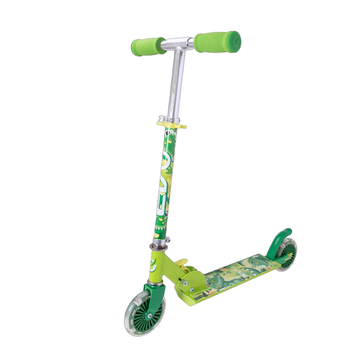Trotineta cu 2 roti Evo Light Up - Dinozauri
