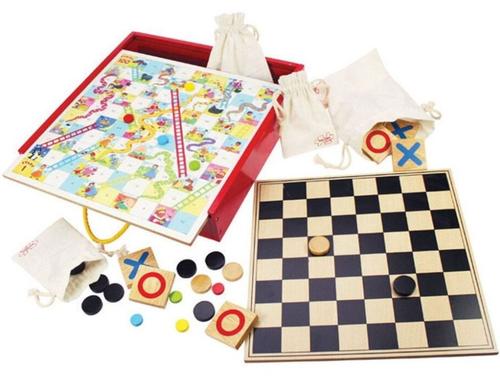 Set Multifunctional cu 4 Jocuri Clasice