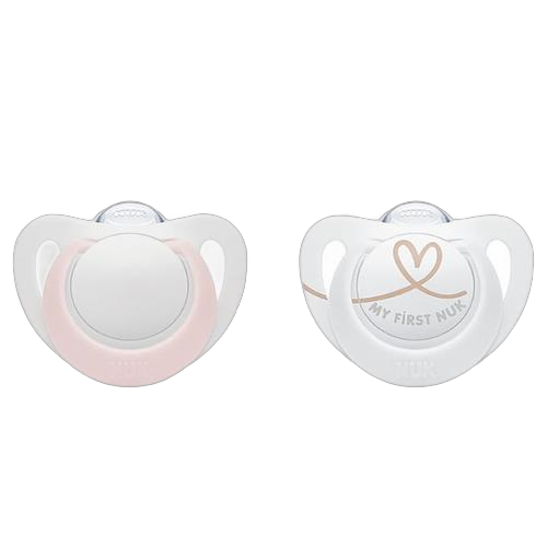 Set 2 Suzete Nuk Star din Silicon pentru 0-6 luni