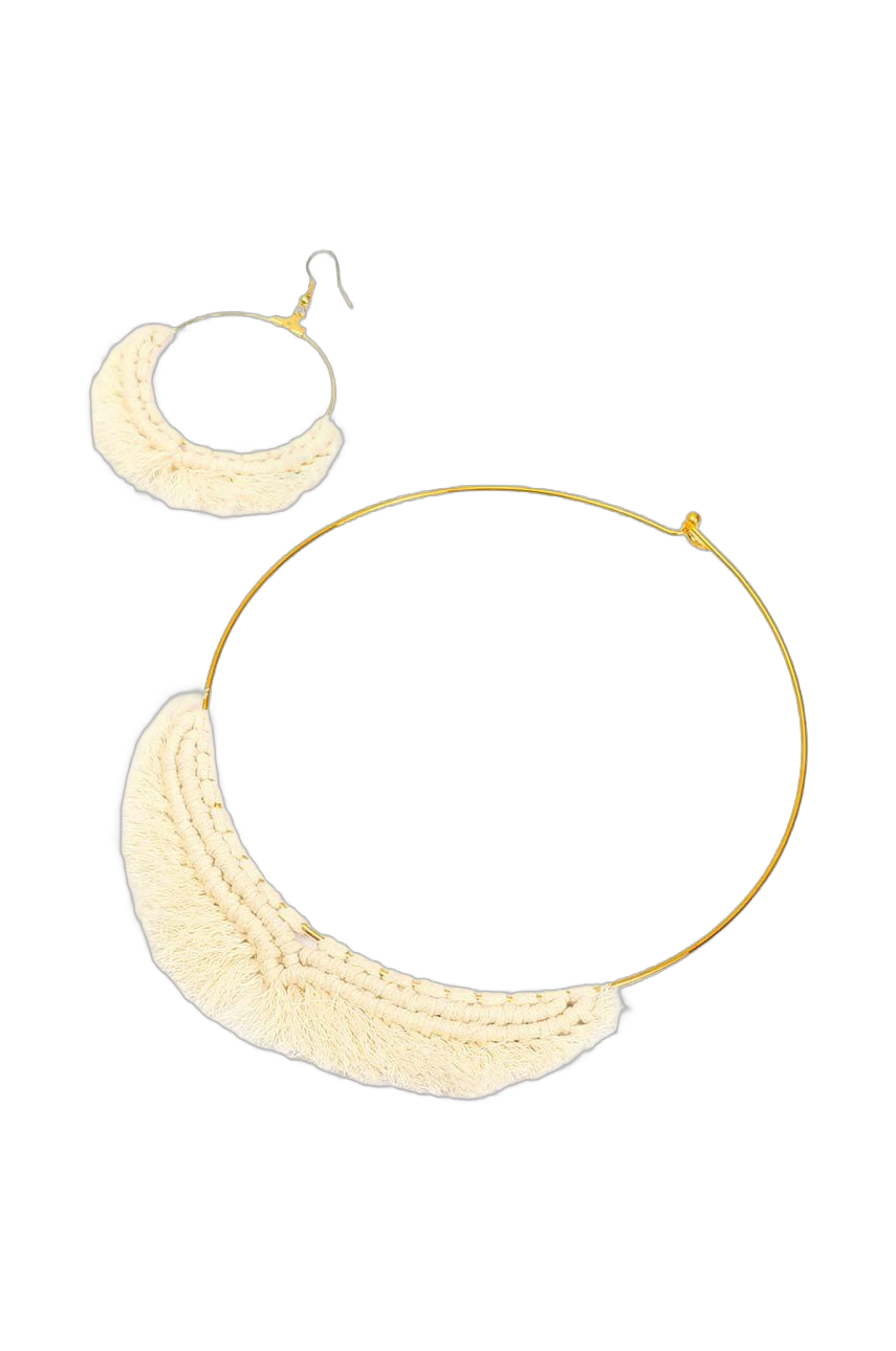 Set DIY cercei macrame