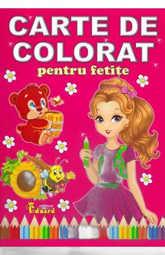 Carte de colorat pentru fetite