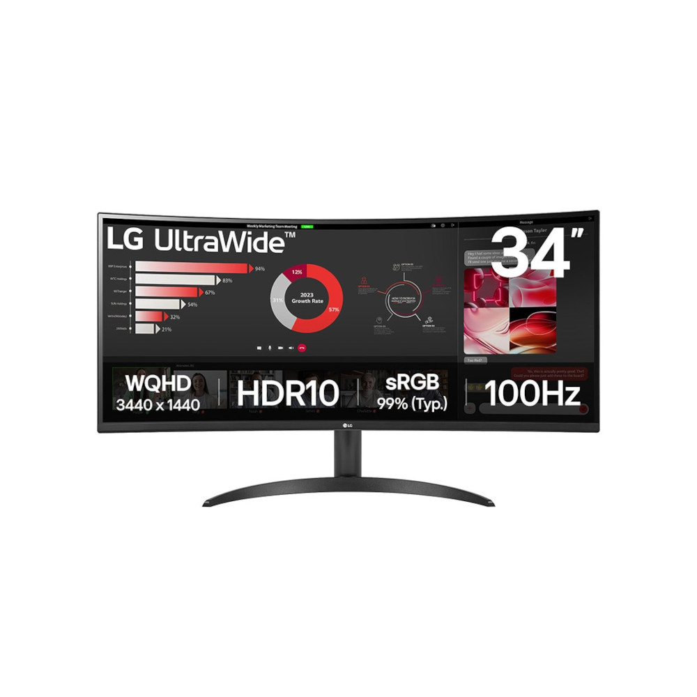 Monitor Gaming Curbat LG UltraWide 34 inch