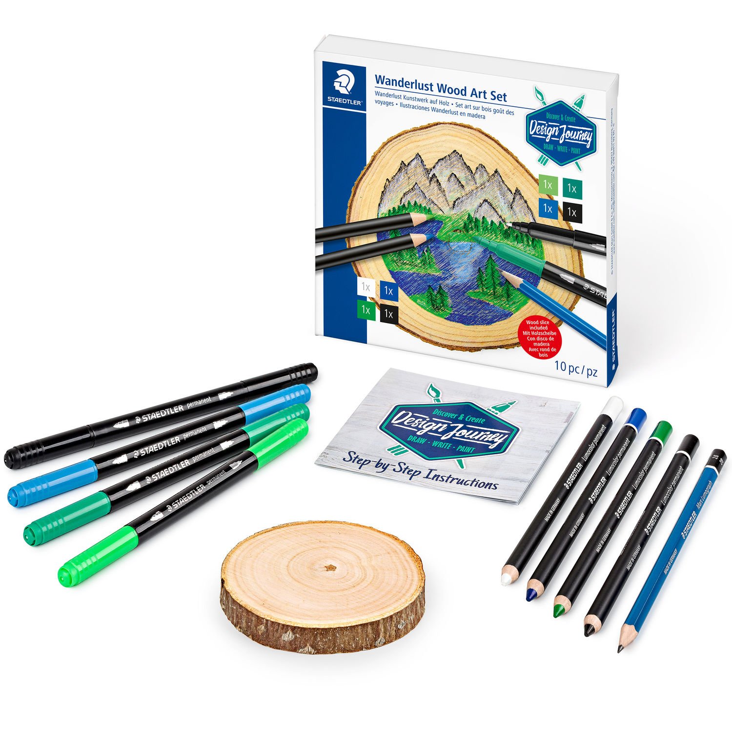 Set Desen pe Lemn Staedtler