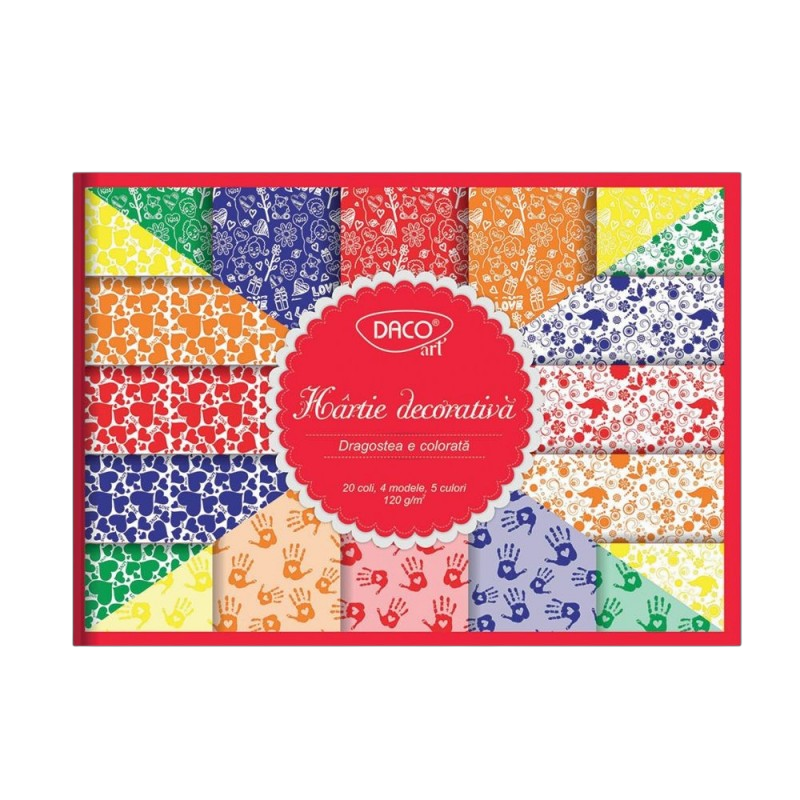 Hartie Decorativa A4 pentru Proiecte DIY