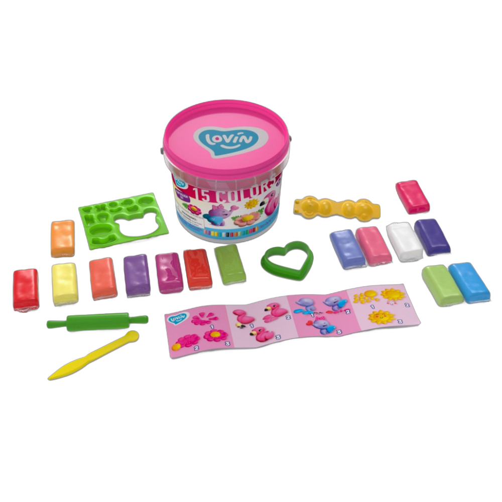 Set de creatie cu argila usoara - Cute Animals