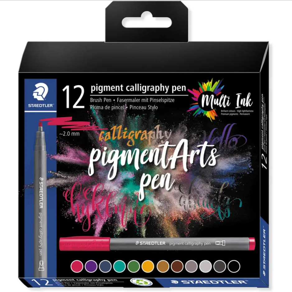 Set 12 Carioci Caligrafie Pigment