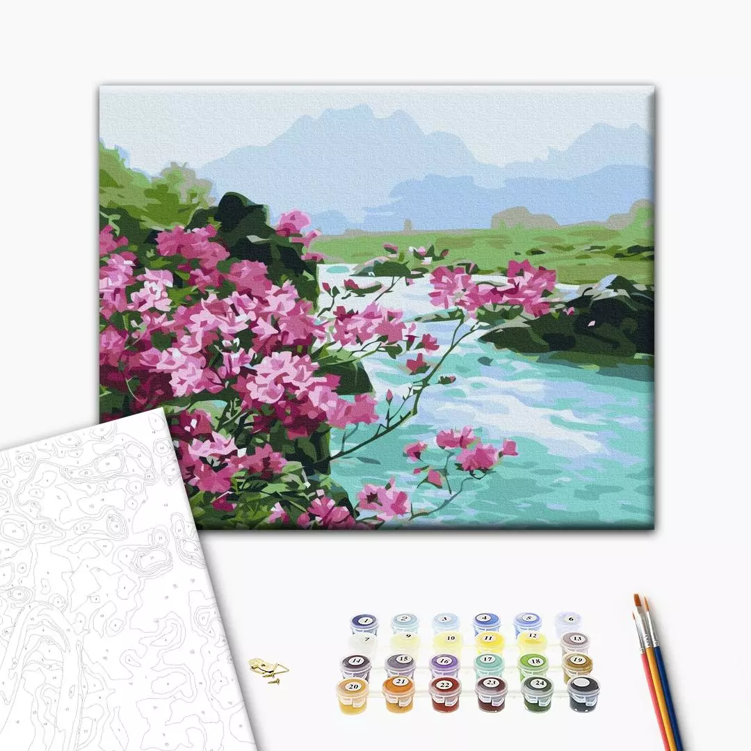 Set Pictura pe Numere - Peisaj Montan