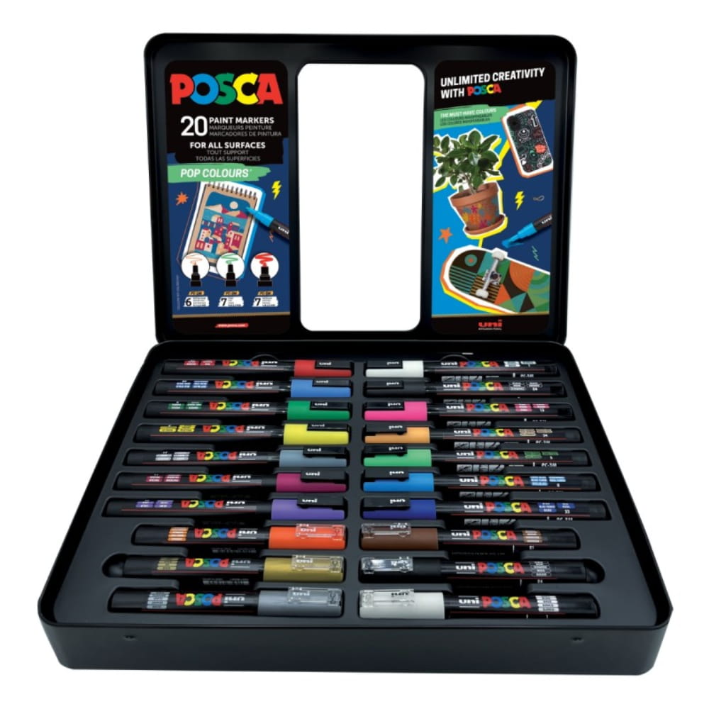 Set Markere Colorate Posca Pop