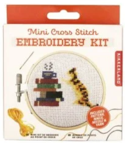 Kit Broderie Pisica Kikkerland