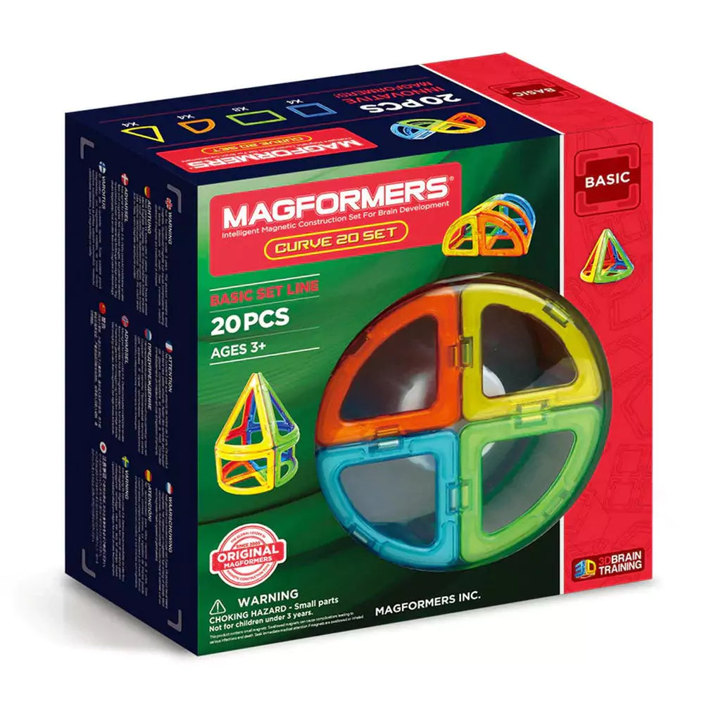 Set Magnetic de Constructie cu 20 Piese
