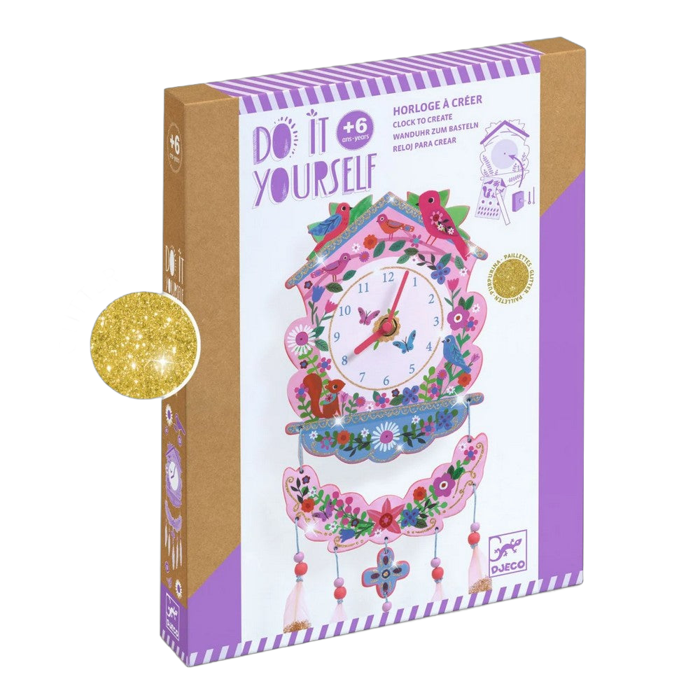 Ceas de perete cu pasarele DIY
