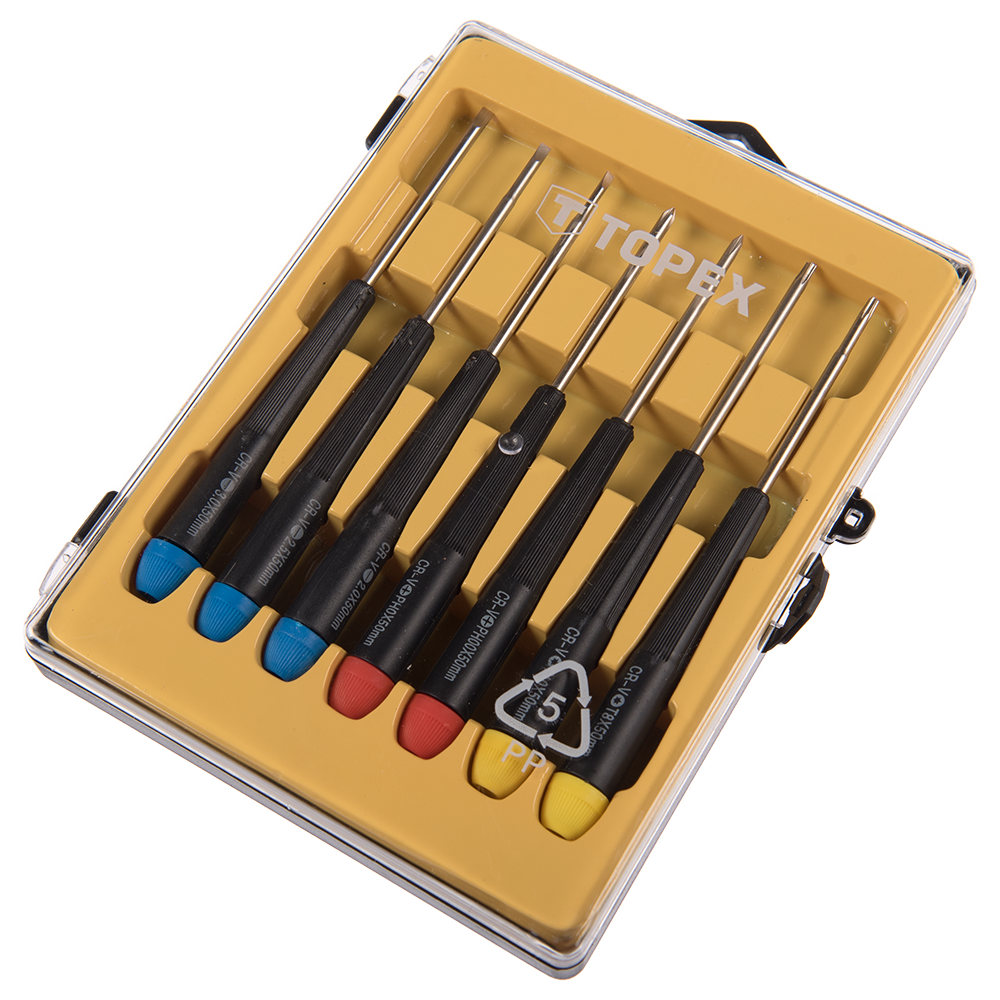 Set surubelnite de precizie Topex, 7 piese