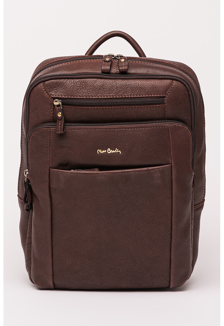 Rucsac din Piele Naturala Maro Cognac