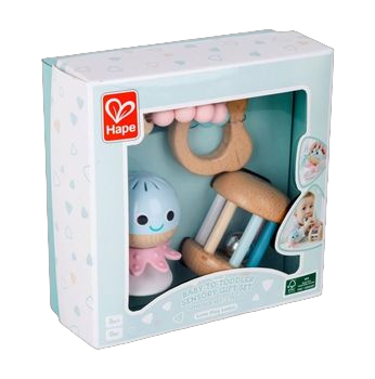 Set 3 Jucarii Senzoriale din Lemn Hape