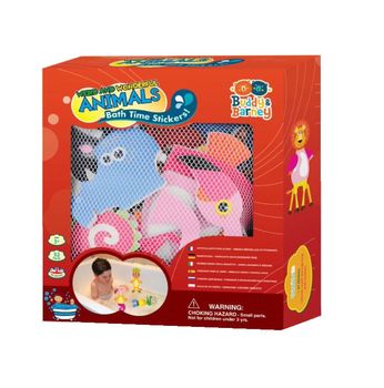 Set de Joaca pentru Baie Buddy&Barney cu Stickere Animale